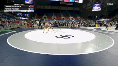 135 lbs Cons. Quarters - Avery Fitzgerald, TX vs Sarah Pearson, PA
