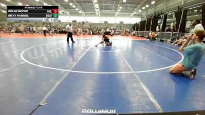 132 lbs Rr Rnd 1 - Nolan Moore, Revival Black vs Ricky Hammel, Quest School Of Wrestling Black