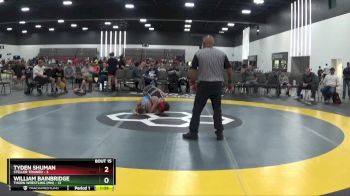 95 lbs 2nd Place Match (8 Team) - William Bainbridge, Thorn Wrestling (MN) vs Tyden Shuman, Steller Trained