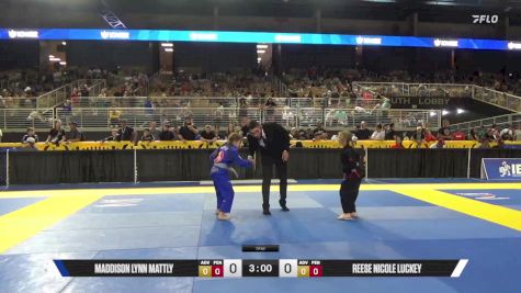 Reese Nicole Luckey vs Maddison Lynn Mattly 2025 Pan Kids Jiu-Jitsu IBJJF Championship