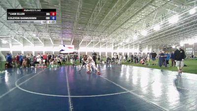 165 lbs Quarterfinal - Liam Eller, Sanderson Wrestling Academy vs Coleton Rasmussen, Champions Wrestling Club