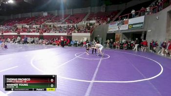 144 lbs Round 1 (16 Team) - Thomas Pacheco, Amarillo Tascosa vs Warner Young, Leander