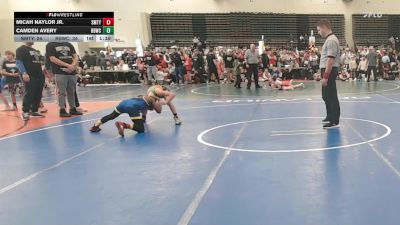 93 lbs Rr Rnd 2 - Micah Naylor Jr., Smitty's Barn Red - ESC vs Camden Avery, Rabbit Wrestling Club - ESC