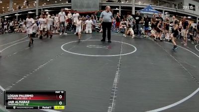 60 lbs Round 5 (8 Team) - Jair Almaraz, Takedown Elite vs Logan Palermo, New England Gold