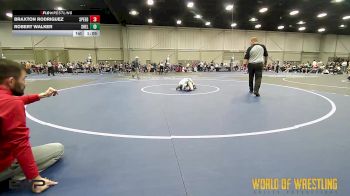 58 lbs Rr Rnd 2 - Braxton Rodriguez, Team Speed vs Robert Walker, Shelton Wrestling Academy 9U