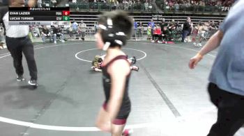 100 lbs Round Of 16 - Evan Lazier, Pohatcong vs Lucas Turner, Stafford