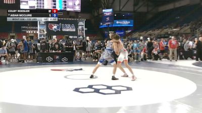 132 lbs Champ. Rd Of 64 - Colby Roesler, New York vs Aidan McClure, Illinois