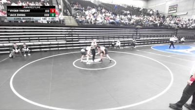 3A 215 lbs Cons. Round 2 - Ryder Vincent, Juab vs Jack Ewing, Canyon View