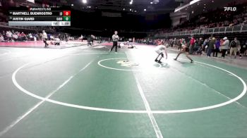 126 lbs Champ. Round 2 - Justin Giard, Oak Ridge vs Marthell Buenrostro, Los Banos