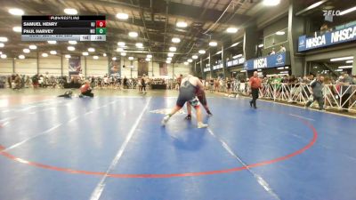 285 lbs Consi Of 32 #2 - Samuel Henry, NJ vs Paul Harvey, MS
