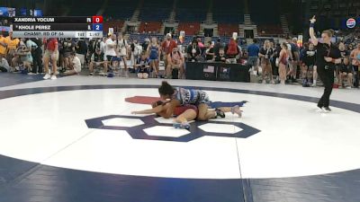 120 lbs Champ. Rd Of 64 - Xandria Yocum, Pennsylvania vs Khole Perez, Illinois
