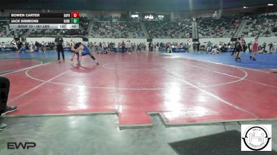 161 lbs Consi Of 32 #1 - Bowen Carter, Sapulpa Jr High vs Jack Simmons, Gore Public Schools