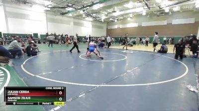 157 lbs Cons. Round 3 - Samson Zilius, Serrano vs Julian Cerda, Los Altos