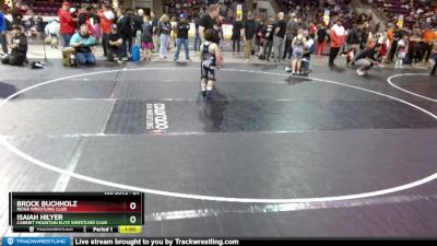 84 lbs Quarterfinal - Brock Buchholz, Ridge Wrestling Club vs Isaiah Hilyer, Cabinet Mountain Elite Wrestling Club