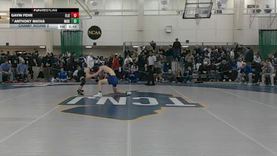 174 lbs Champ. Round 2 - Anthony Matas, Misericordia vs Gavin Fehr, Elizabethtown