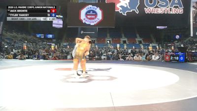 144 lbs Champ. Rd Of 16 - Jack Bronte, California vs Tyler Yancey, Texas