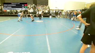 128-I lbs Round Of 64 - Evan Closterman, Yale Street vs Jett Kimmel, Linden Street Wrestling Club