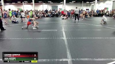 56 lbs Round 2 (8 Team) - Cooper Cerefice, PA Alliance vs Dom Woods, Bitetto Trained