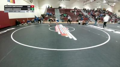 138 lbs Semifinal - Cameron Sisneros, Thunder Basin vs Malachi Smethhurst, Kelly Walsh