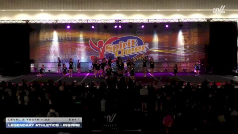 Legendary Athletics - Inspire [2025 L2 Youth - D2 Day 1] 2025 Spirit Cheer Dance Grand Nationals & Cheer Nationals