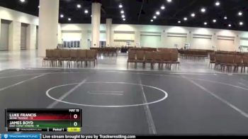 132 lbs Round 4 (8 Team) - Luke Francis, Beebe Trained vs James Boyd, East Coast Xtreme