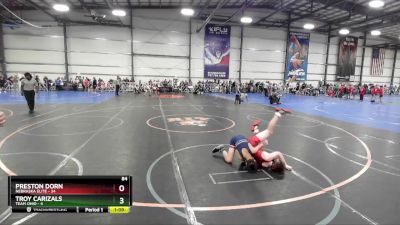 84 lbs Rd# 1 9:00am Friday - Preston Dorn, Nebraska Elite vs Troy Carizals, Team Ohio