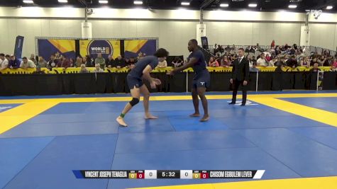 Chisom Egbulem Lever vs Vincent Joseph Tenaglia 2024 World IBJJF Jiu-Jitsu No-Gi Championship