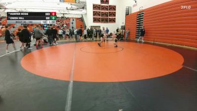 165 lbs Quarterfinal - Owen Hill, Lovell vs Hunter Boss, Jackson Hole