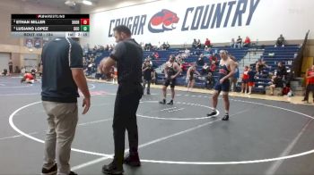 184 lbs Semifinal - Lusiano Lopez, Clackamas Community College vs Ethan Miller, Southern Oregon