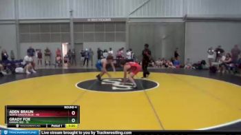 138 lbs Round 4 (6 Team) - Aden Braun, North Dakota Blue vs Grady Fox, Kansas Red