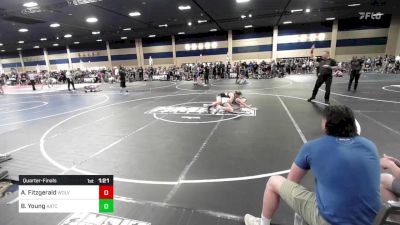130 lbs Quarterfinal - Avery Fitzgerald, Wolves Den WC vs Braylynn Young, AATC (All American TC)