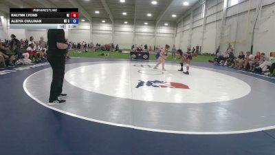 130 lbs Kalynn Lyons, Nebraska vs Aleiya Cullinan, North Dakota Gold