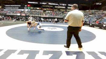 126 lbs Cons. Round 3 - Harrison Glover, Goddard HS vs Ethan Worthington, Andover Central HS