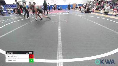 84 lbs Rr Rnd 2 - Jakoda Fisher, Weatherford Youth Wrestling vs Jaren Dodd, Madill Takedown