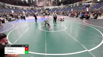 78 lbs Semifinal - Carter Keasling, Aurora WC vs Kolson Thurmon, High Kaliber