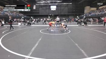 133 lbs Champ. Round 1 - Zeke Wheeler, Oklahoma Wesleyan vs Jason Ramirez, Arizona Christian University