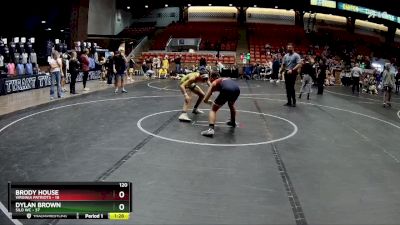 120 lbs Round 5 (6 Team) - Dylan Brown, Silo WC vs Brody House, Virginia Patriots