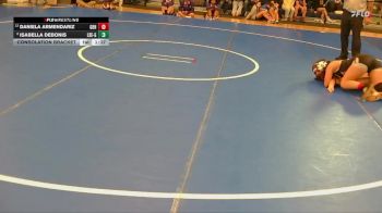 145 lbs Consolation Bracket - Isabella DeBonis, Lincoln Southeast vs Daniela Armendariz, Great Bend HS