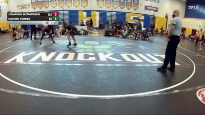144 lbs Round 5 (8 Team) - Jonathon McPherson, Ocoee WC vs Cayden Torres, Westside Wrestling