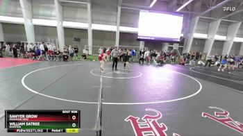 132 lbs Champ. Round 3 - Sawyer Grow, Mountain View vs William Satree, Riverton