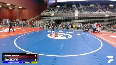 78 lbs Champ. Round 2 - Parker Hansen, Green River Grapplers Wrestling vs Isaac Reynolds, Windy City Wrestlers