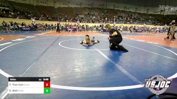 66 lbs Consolation - Parker Thornton, R.A.W. vs Swayze Wall, Randall Youth Wrestling Club