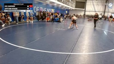 110 lbs 1st Place Match - Afftynn Stusse, Wartburg vs Ava Gardner, Wartburg