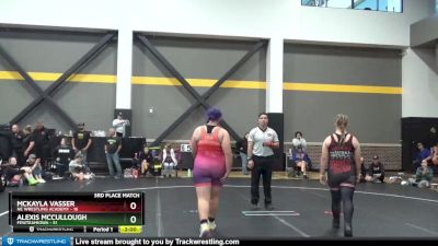 235 lbs Placement (4 Team) - Mckayla Vasser, NE Wrestling Academy vs Alexis Mccullough, FEWTeamIowa
