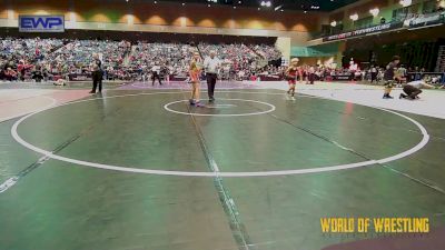 85 lbs Consi Of 8 #1 - Manny Ayala, Red Wave Wrestling vs JAY BEARBOW, Darko Valley Wolfpak