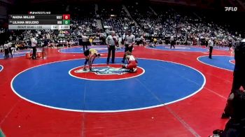 130 lbs Quarterfinal - Nadia Miller, Whitewater vs Liliana Mulero, New Hampstead HS