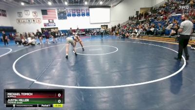 165 lbs Cons. Round 3 - Justin Miller, Thunder Basin vs Michael Tomich, Buffalo