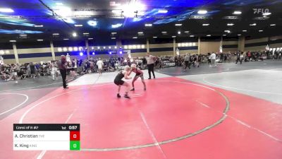 120 lbs Consi Of 8 #2 - Aydan Christian, The Farm vs Krew King, King Wrestling