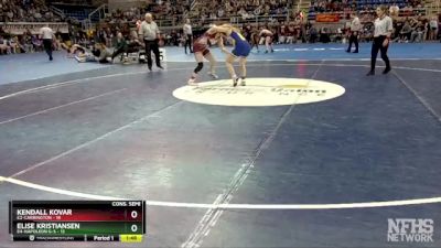 130 lbs Semis & 1st Wrestleback - Elise Kristiansen, E4-Napoleon G-S vs Kendall Kovar, E2-Carrington