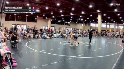 120 lbs Round 4 (8 Team) - Addysin Mollendor, Mississippi WC vs Layla Sikes, Team United